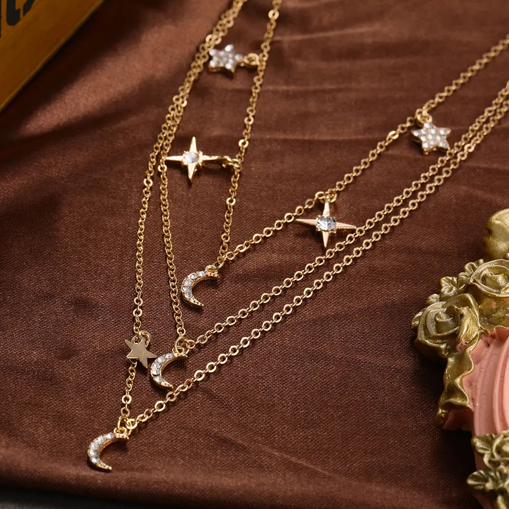 Star & Moon Necklace