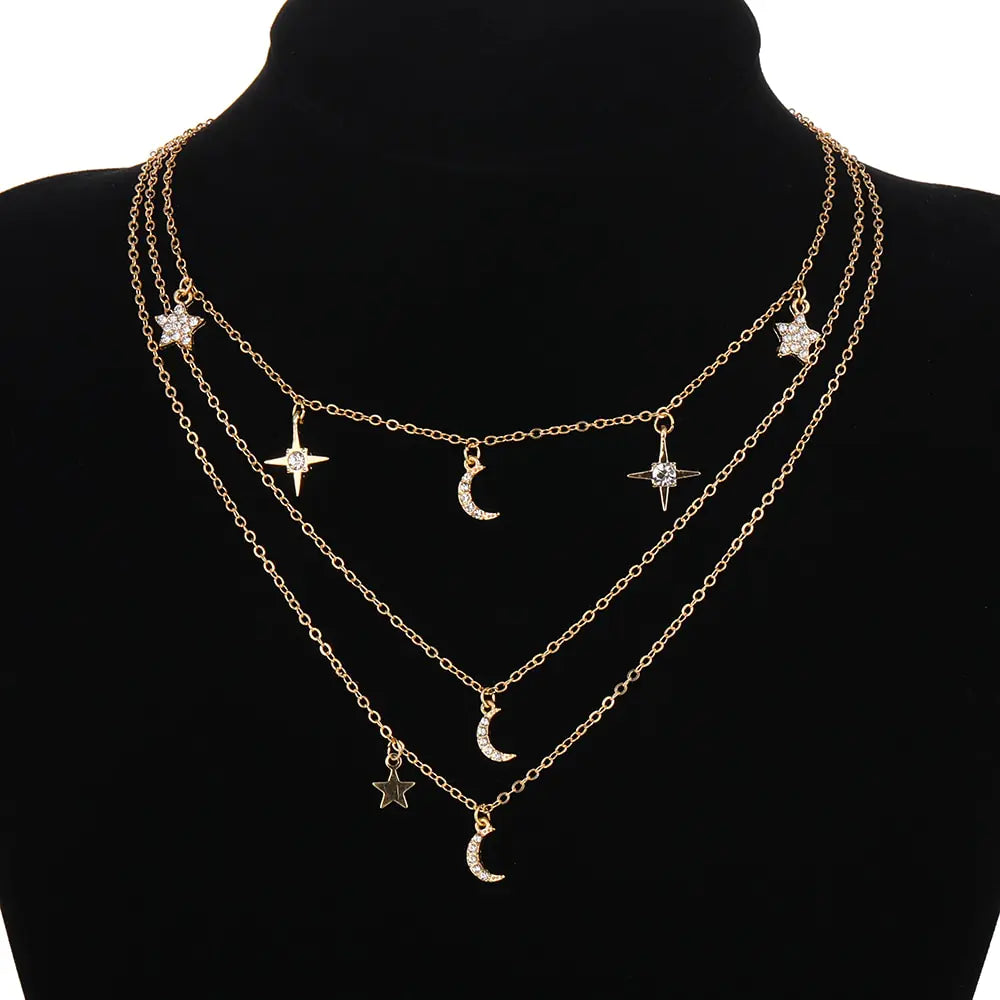 Star & Moon Necklace