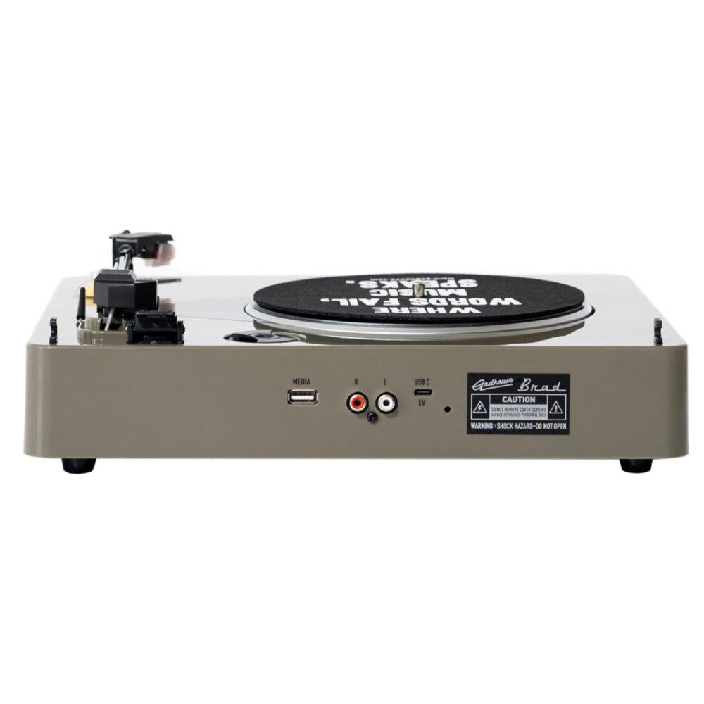 Gadhouse Brad MKII Record Player - Grey