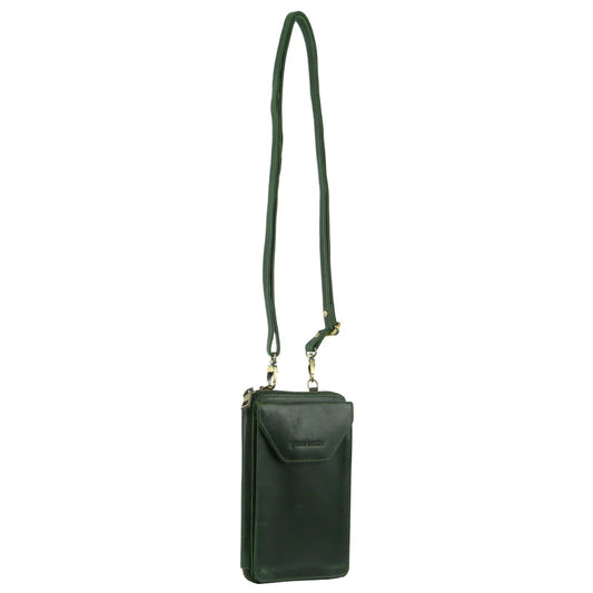 Pierre Cardin Leather Clutch - Emerald