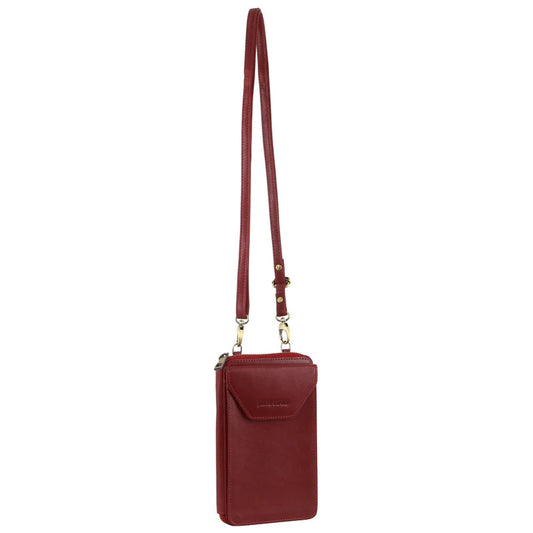 Pierre Cardin Leather Clutch - Red