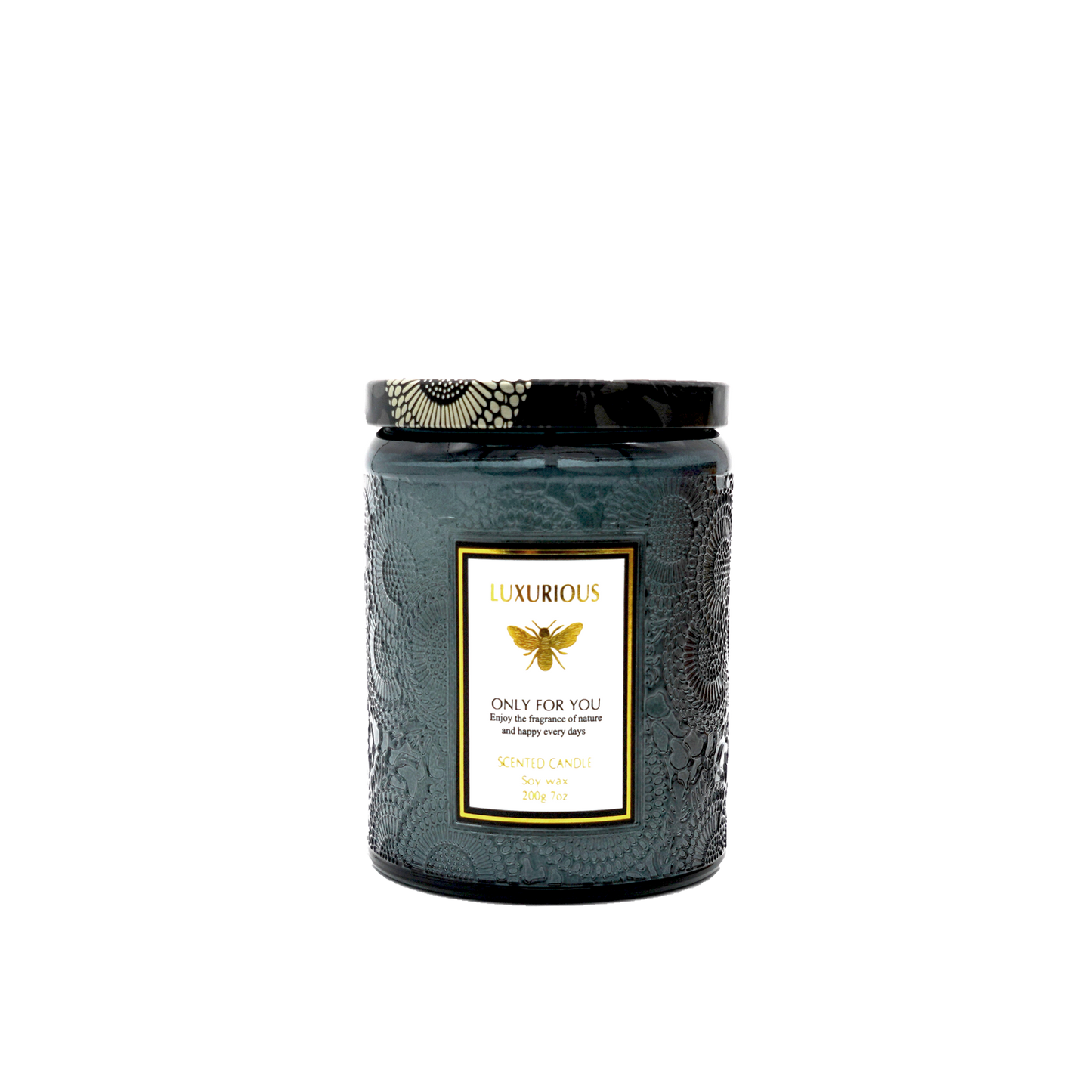 Faubourg Embossed Scented Candle - Misty Forest