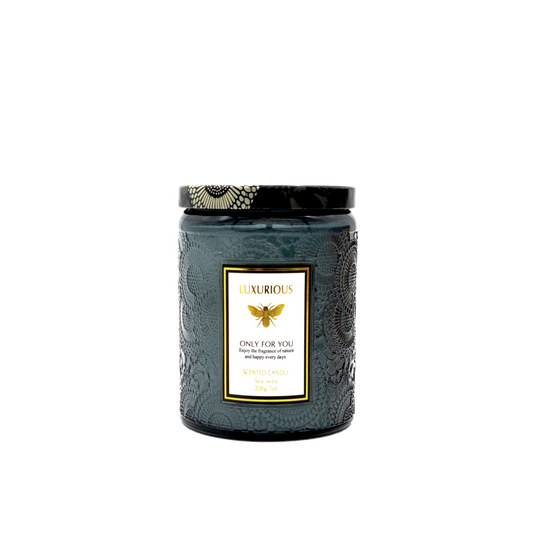 Faubourg Embossed Scented Candle - Misty Forest