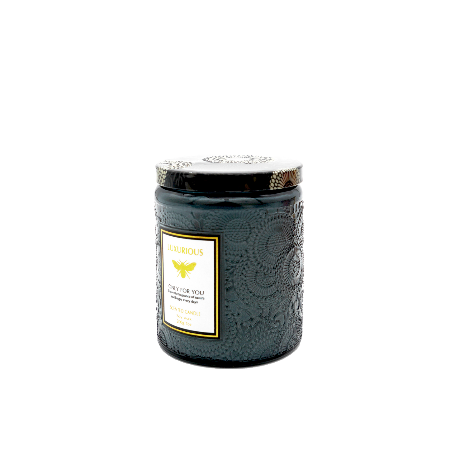 Faubourg Embossed Scented Candle - Misty Forest