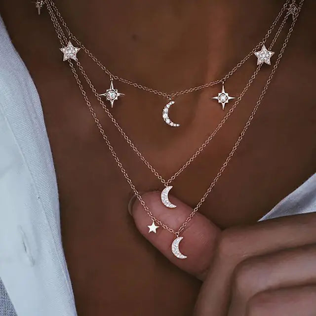 Star & Moon Necklace