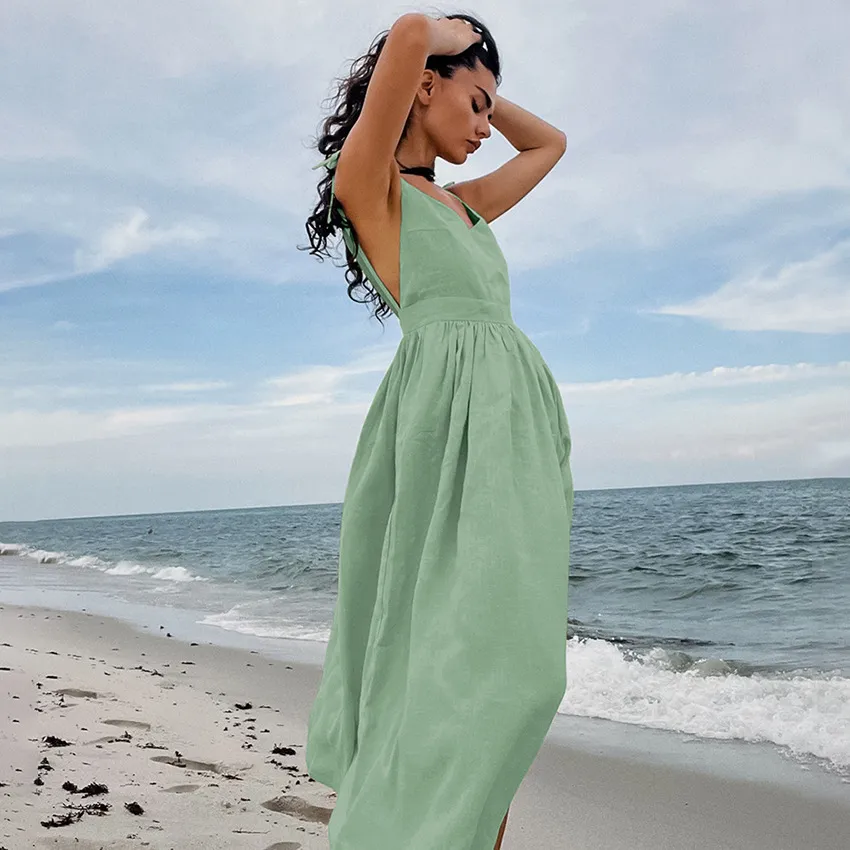 Brianna Vacation Midi Dress