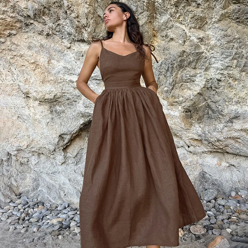 Brianna Vacation Midi Dress