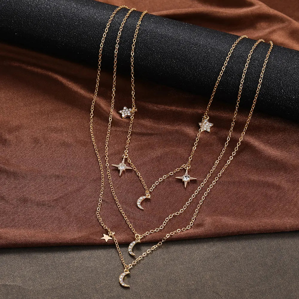 Star & Moon Necklace