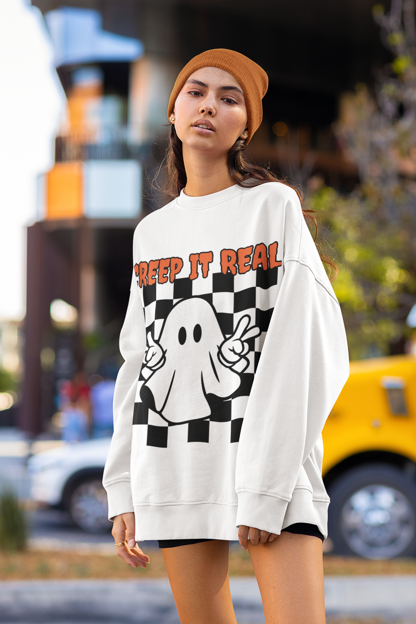 CREEP IT REAL Unisex Oversized Sweatshirt