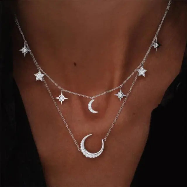 Star & Moon Necklace